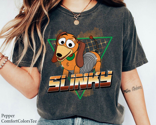 Slinky Dog 80s Retro Toy Story ABS Of Steel Shirt Walt Disney World Shirt Gift Ideas Men Women.jpg