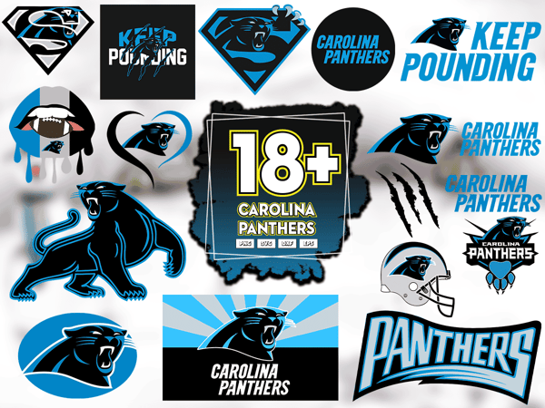 18 Files Carolina Panthers Svg Bundle, Panthers Logo Svg, NFL Svg.png