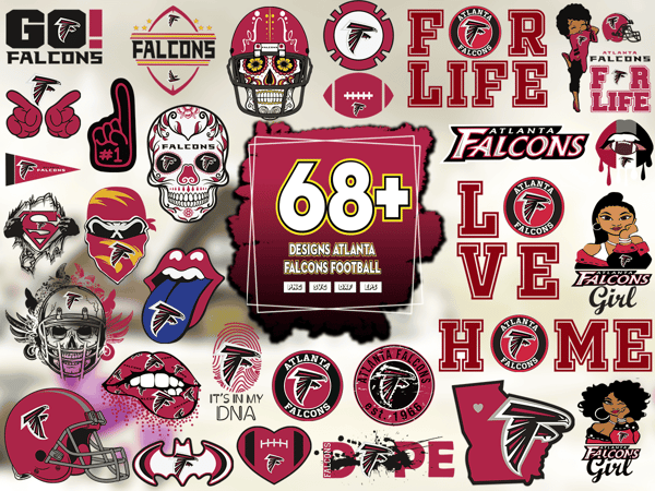 65 Designs Atlanta Falcons Football Svg Bundle, Falcons Logo Svg, Falcons Lovers.png