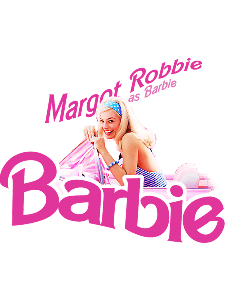 Barbie movie 2023 Margot Robbie Barbie as Barbie graphic illustration 1 (2).png