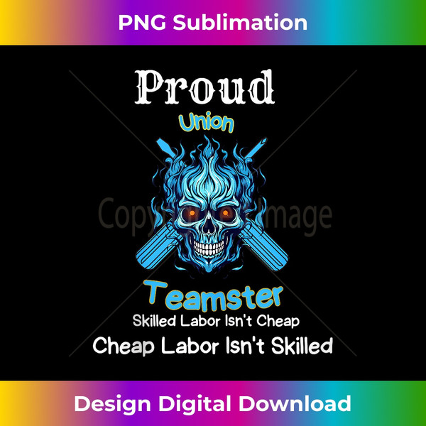 Union Teamster - Proud Union Worker Tank Top - Trendy Sublimation Digital Download