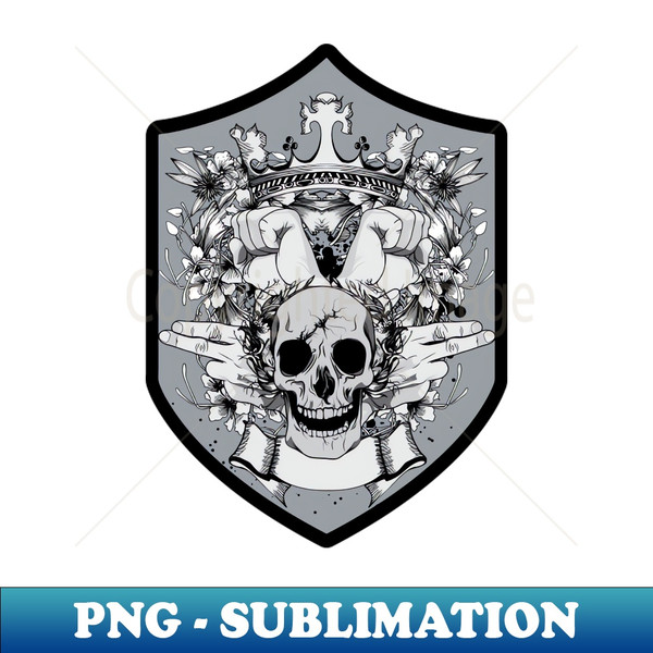 Skull - Exclusive PNG Sublimation Download - Spice Up Your Sublimation Projects