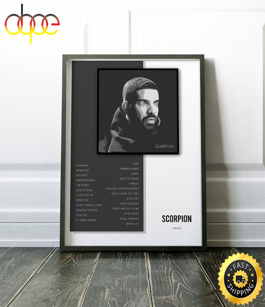 Drake Album Cover Poster Tour 2023 Canvas.jpg