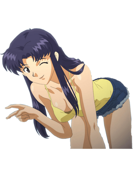 Misato Katsuragi- Neon Genesis Evangelion .png