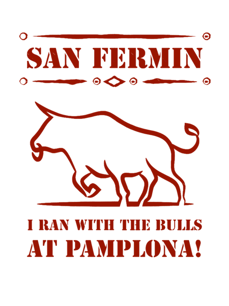 San Fermin Running With The Bulls Festival Pamplona July.png