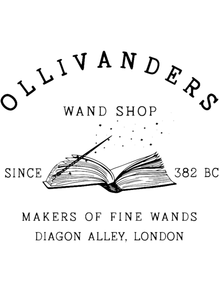 Ollivanders Wand Shop Pottery Fan Wizard Wand Harry Potter Harrypotter.png