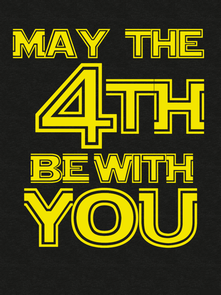 Funny - May the fourth be with youTri-blend .png