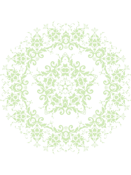 Star with Floral Pattern Light Sage Green .png