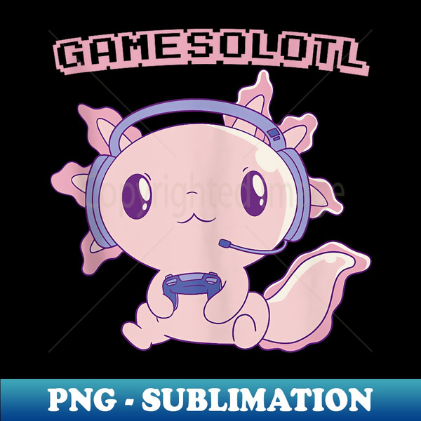 SZ-13301_Gamesolotl Funny Pink Axolotl Video Gamer Anime Kawaii  0879.jpg