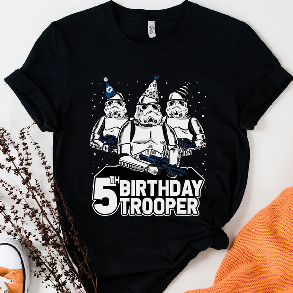 Star Wars Stormtrooper Party Hats Trio Birthday Trooper Unisex T-shirt Birthday Shirt Gift For Men Women Kid Hoodie Sweatshirt Toddler Shirt.jpg