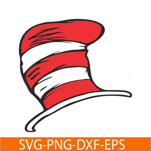 DS205122398-The White And Red Hat SVG, Dr Seuss SVG, Cat In The Hat SVG DS205122398.png