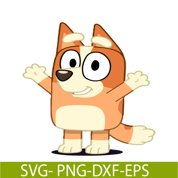 Happy Bingo SVG PDF PNG Bluey Cartoon SVG Bluey Characters S - Inspire ...