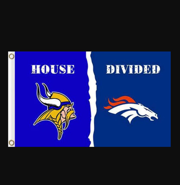 Minnesota Vikings and Denver Broncos Divided Flag 3x5ft.png