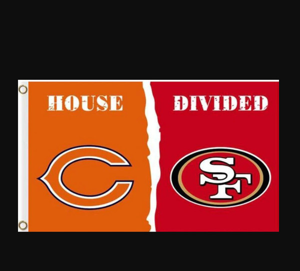 Chicago Bears and San Francisco 49ers Divided Flag 3x5ft.png