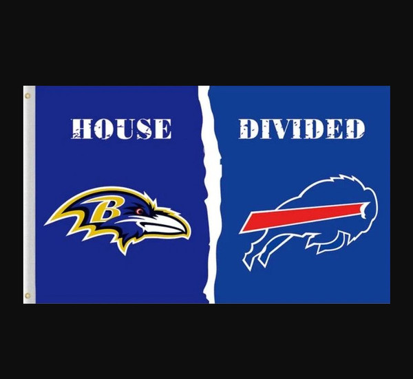Baltimore Ravens and Buffalo Bills Divided Flag 3x5ft.png