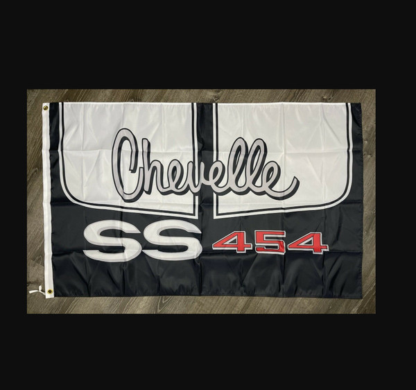 Chevelle SS Super Sport 454 Flag 3x5ft Banner Big Block Chevy Chevrolet.png