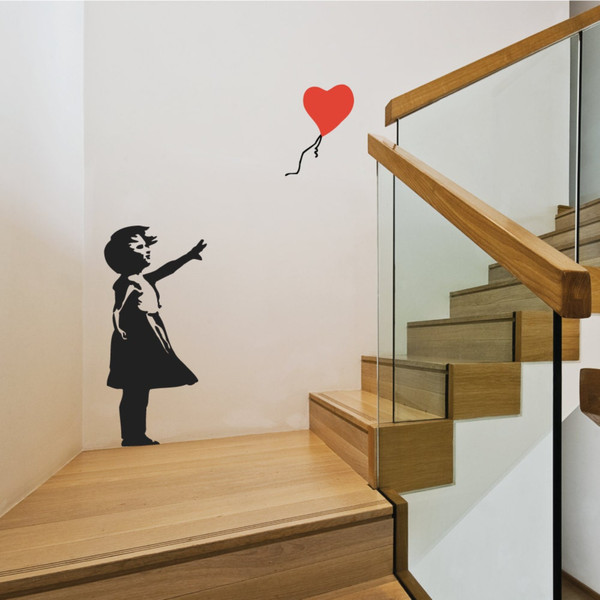 Banksy Balloon Girl Wall Stickers.jpg
