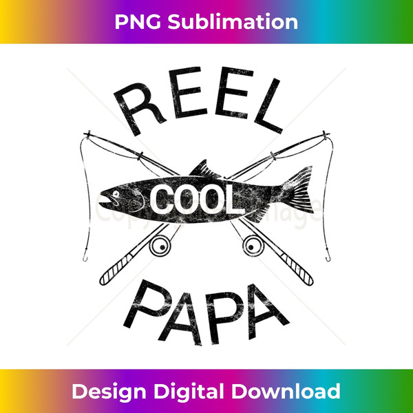 Reel Cool Papa Funny Father's Day Gift Fishing Grandpa Dad T - Inspire  Uplift