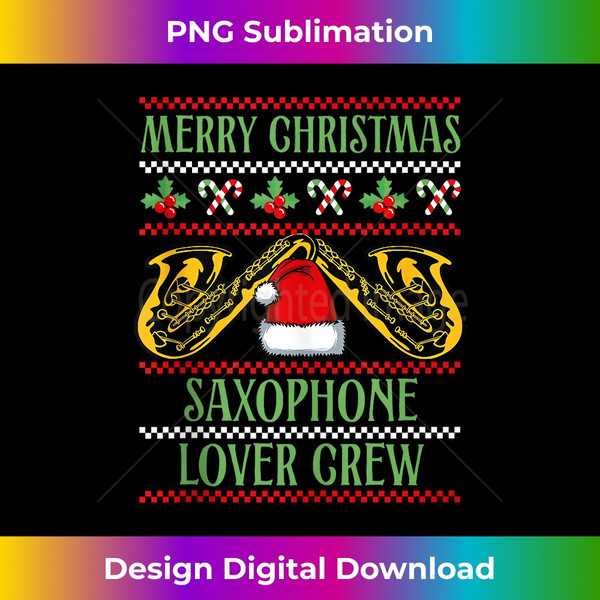 BB-20231219-12992_Saxophone Christmas Saxophonist Musician Santa Claus Music Tank Top.jpg