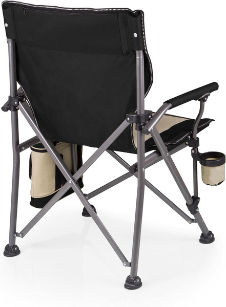 PICNIC TIME Outlander XL Camping Chair with Cooler, Heavy Duty Beach Chair, Outdoor Chair, 400 lb weight capacity, (Black)-3.jpg