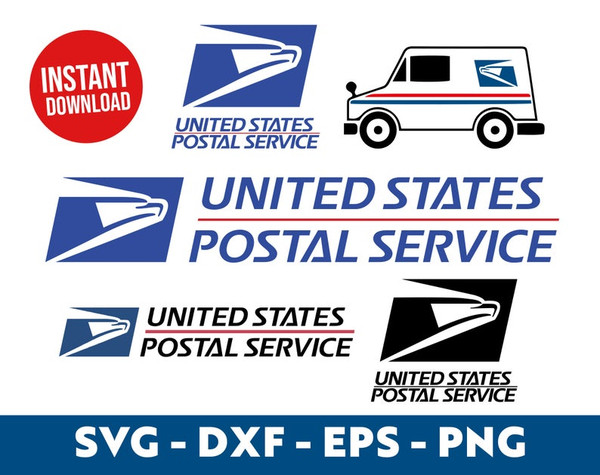 Us Postal Logo Svg USPS Save USPS Strong Circut Cut File Layered.jpg