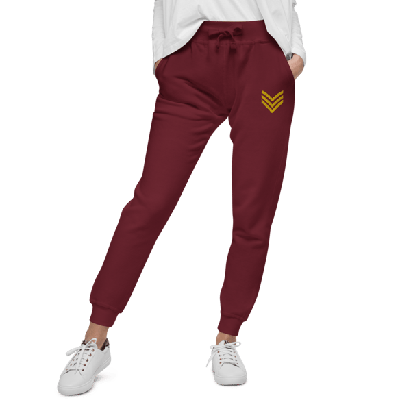 unisex-fleece-sweatpants-maroon-front-656dce43e2a67.png