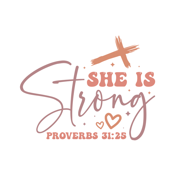 She is strong proverbs 3125.png