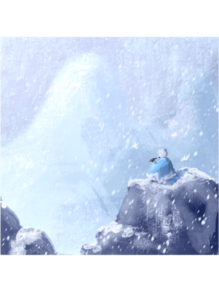 Sky Children of the Light atop a mountain .png