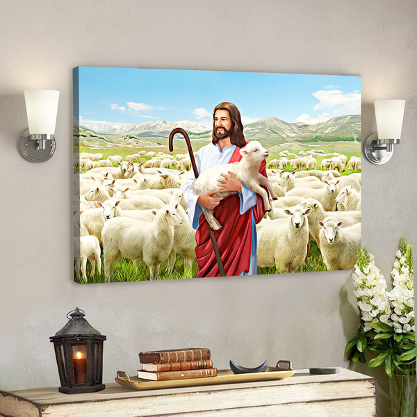 Jesus Canvas 24 - Christian Gift - Jesus Canvas Painting - Jesus Poster - Jesus Canvas Art - Bible Verse Canvas Wall Art - God Canvas - Scripture Canvas1.jpg