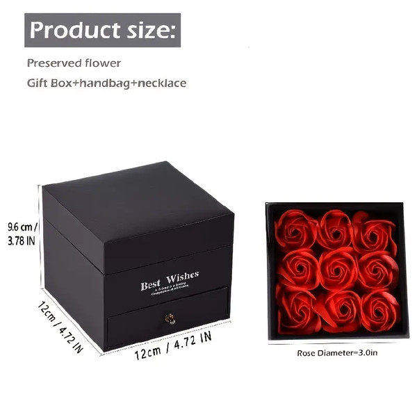 Water Drop Pendant Necklace Crystal Adjustable Ring Set With Red Rose Jewelry Storage Box (2).png