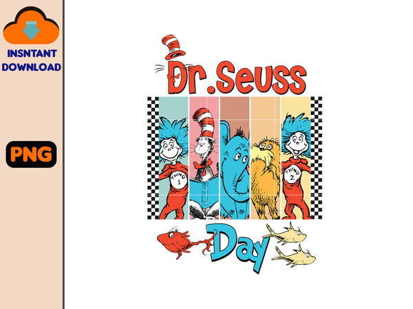 Dr.Seuss Day Png, Thing 1 Thing 2 Png, The Lorax Png, Sam-I-Am Png, Teacher life png.jpg