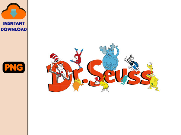 Dr.Seuss Png, Horton Png, Sam I am Png, Mack, The Lorax Png, Star-Belly Sneetches Png.jpg