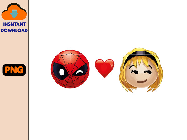 Marvel Valentine's Day Png, Spider Man Stuck On You Heart Logo Png (3).jpg