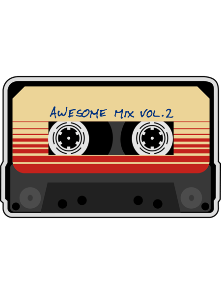 Awesome, Mixtape Vol 2, Cassette, Retro,  .png