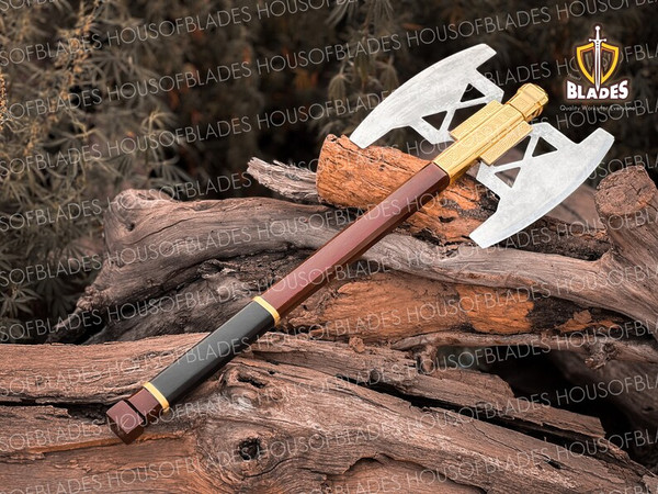 Battle axe of Gimli Golden Edition from Lord of the rings (LOTR) /Christmas Gift/Fathers day Gift/Gift for him Fantasy