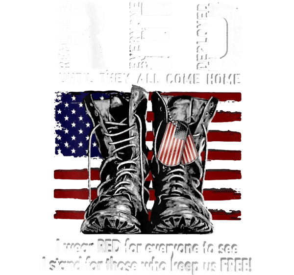 The Memory Of Silent Veterans R.E.D USA T-Shirt.png