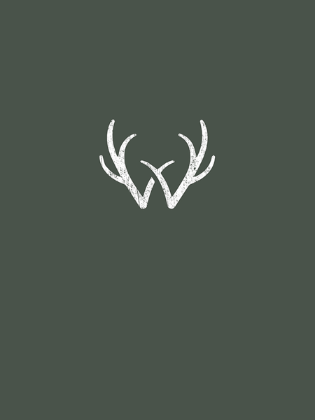 Sweet Tooth W Deer Antler Logo Symbol Graphic .png