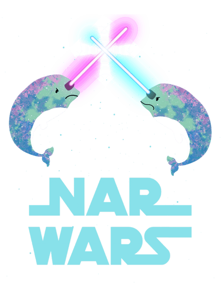 Nar Wars Narwhal Space Star Saber Light Parody (Unicorn of the Sea).png