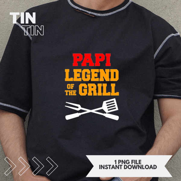 Mens Papi Legend Of The Grill Funny Grilling.png