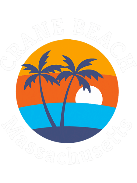 Crane Beach Massachusetts Summer Vacation Souvenir.png