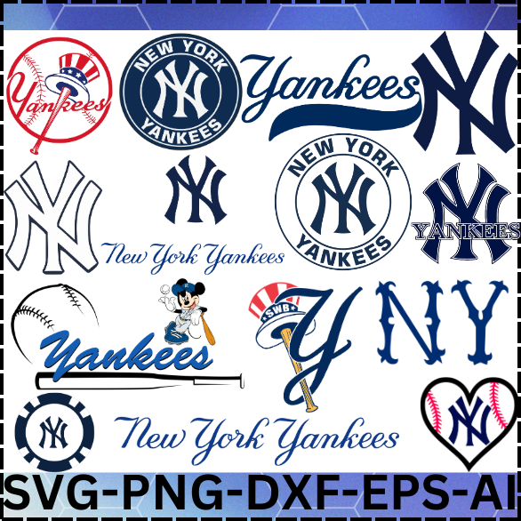 New York Yankees, New York Yankees Svg, MLB Svg, Baseball Sv - Inspire ...