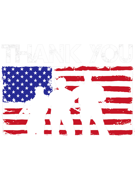 Veteran Shirt Thank You Tees USA Men Women Kids Soldier Gift 22.png