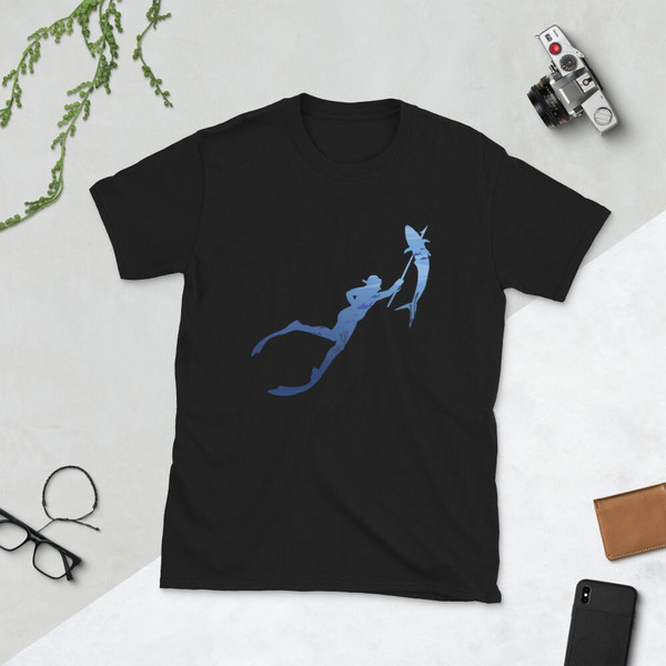 Spearfishing Diver T-Shirt, Fishing Shirt, Spearfishing Gift