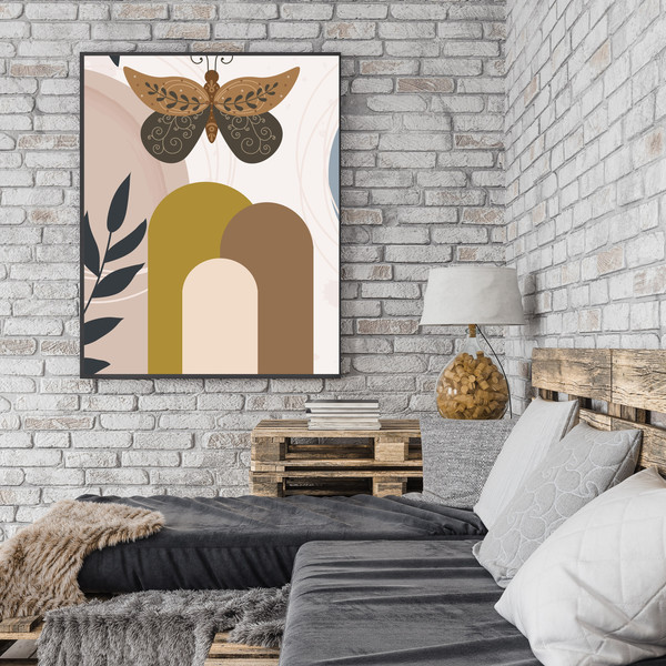 Boho wall art geometric design butterfly 1.jpg