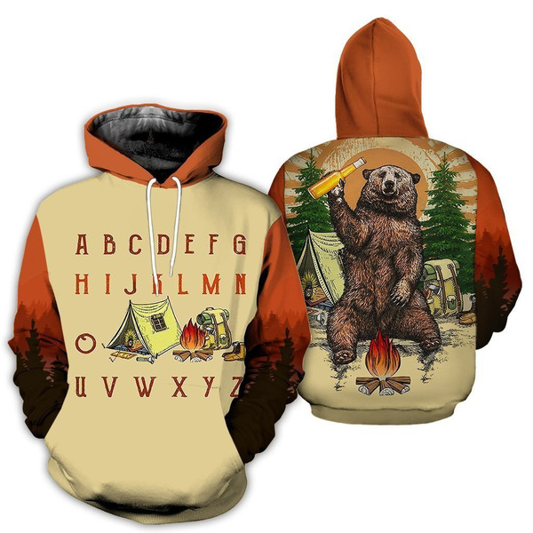 Camping Hoodie 3D, Personalized All Over Print Hoodie 3D
