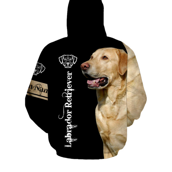 Labrador Retriever Hoodie 3D, Personalized All Over Print Hoodie 3D