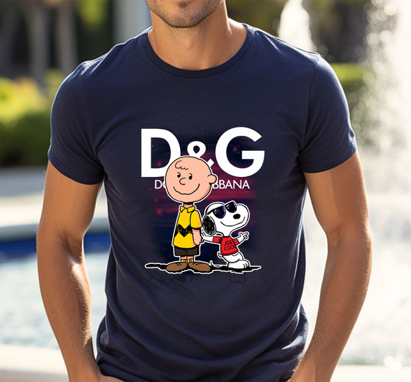 Charlie Brown - Snoopy Dolce & Gabbana Fan Gift T-Shirt_02navy_02navy.jpg
