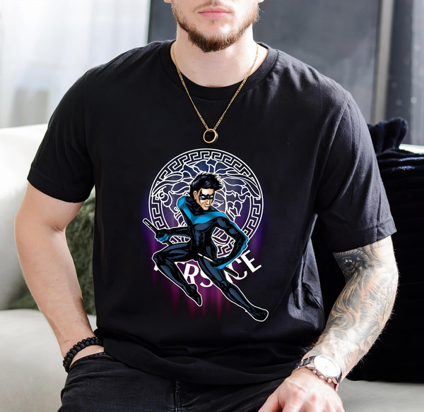 Dick Grayson - Nightwing Versace Fan Gift T-Shirt_01black_01black.jpg