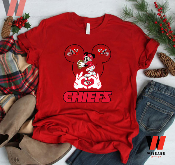 Kansas City Chiefs Football Mickey Mouse T Shirt, Valentines Day Gift For Husband.png