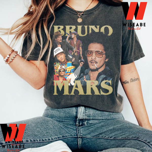 Retro 90s Pop Music Silk Sonic Bruno Mars Graphic Tee, Bruno Mars T Shirt.jpg